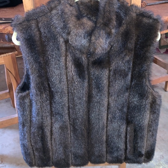 giacca Jackets & Blazers - Giacca Faux Fur Reversible Vest Size Medium